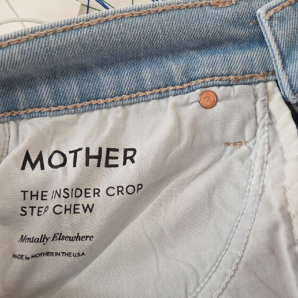MOTHER Light Wash Straight Leg Jeans - Picture 3 of 5